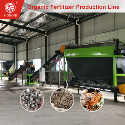 10 Tons Per Hour Vermiculture Composting Organic Powder Making Production Line