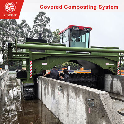 Sistema di fermentazione a nano-membrana ad alta temperatura con controllo remoto e automatico per il compostaggio del letame e il blocco degli odori