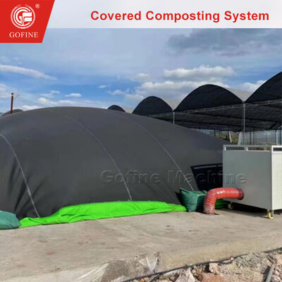 Nanomembranowy termostatyczny system kompostowania do obróbki nawozu zwierzęcego i drobiowego