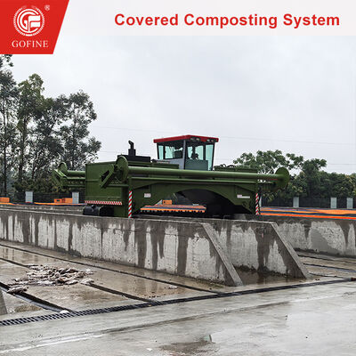 Sistema di aerazione termostatica Macchina di compostaggio coperta da nanomembrana