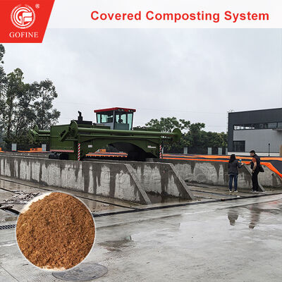 Stro-membraancomposteersysteem voor organische meststof