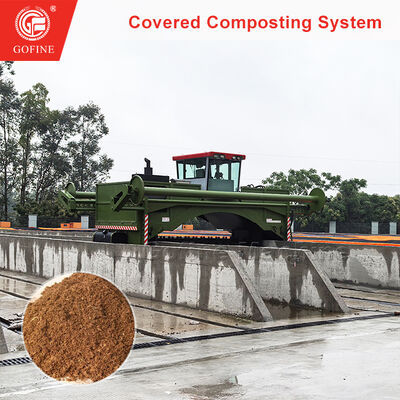 有機堆肥化プロセス用キノコ残渣膜堆肥化装置