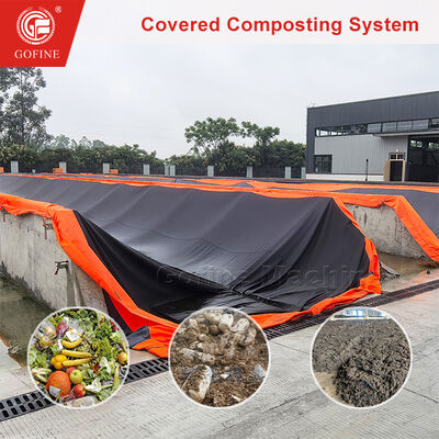 Машина для компостирования органических удобрений методом аэрируемых статических куч (CASP)