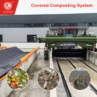 झिल्ली कंपोस्टिंग एमएसडब्ल्यू कार्बनिक उर्वरक उत्पादन मशीन