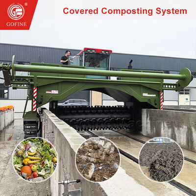 粉末肥料の加工のための気化静的堆積 (Asp) 堆肥システム