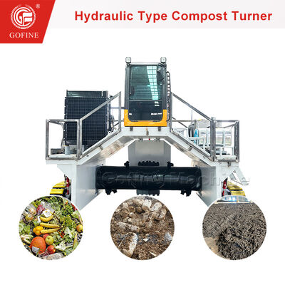 High-Capacity Hydraulic Windrow Turner for Organic Fertilizer Production