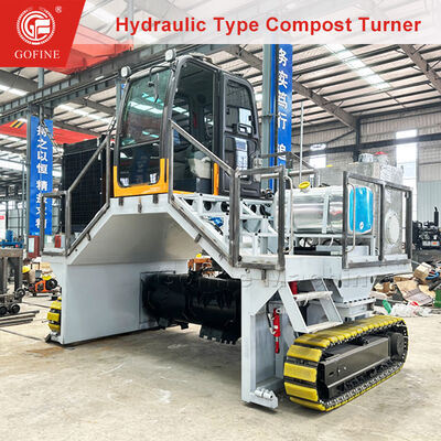 High-Efficiency Organic Waste Composting: Full Hydraulic Crawler Windrow Turner