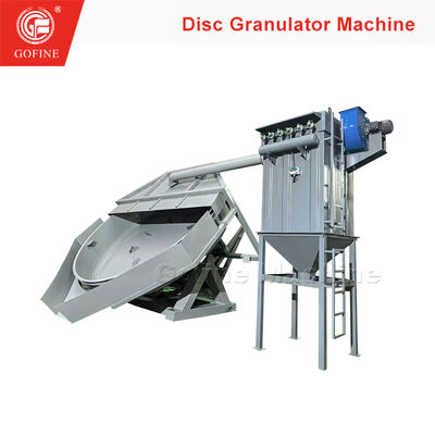 Dust-Free Organic Fertilizer Disc Granulator Unit with High Efficiency Cyclone Collector