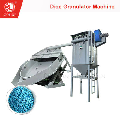 Heavy Duty Fertilizer Pan Granulator Equipment with Anti-Corrosion Dust Suction System