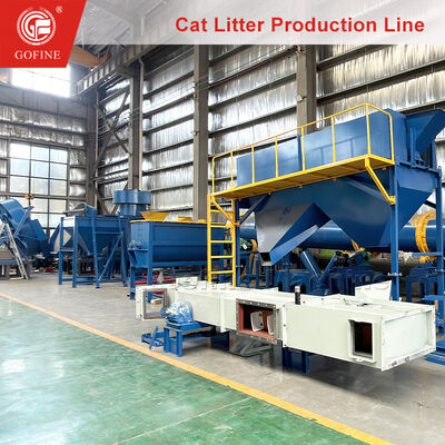 Automatic 3t/h Cat Litter Plant: Disc Granulator Production Line