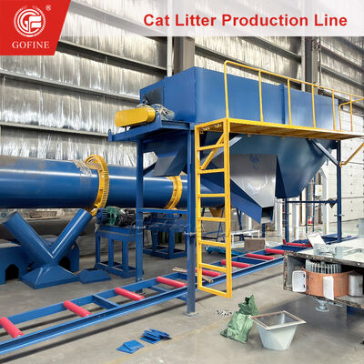 99.9% Dust-Free Cat Litter Production Line with Disc Granulation Technology