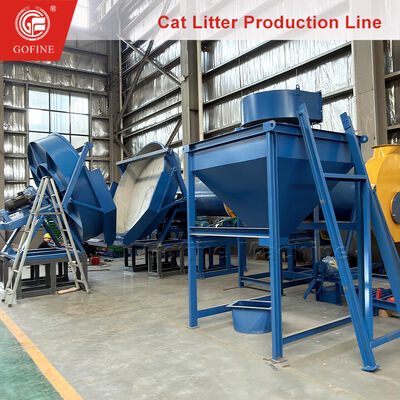 1TPH Cat Litter Line with High Precision Dosing for Small Scale Startup