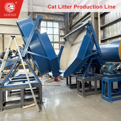 Full Automatic 3TPH Cat Litter Line Integrated with Rapid Cooling System