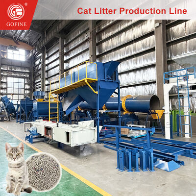 Heavy Duty High Efficiency Cat Litter Equipment for Dust-Free Pelletizing