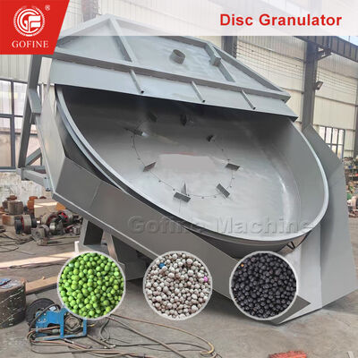 Low Labour Intensity Fertilizer Granulator Machine , Disc Granulator Machine