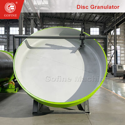 Organic Fertilizer Pan Granulator Energy Saving High Production Effcciency