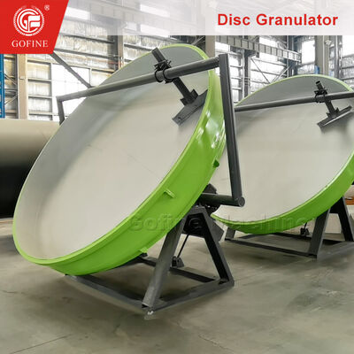 Convenient Operation Disc Organic Fertilizer Granulator 22kw Power Low Energy Consumption