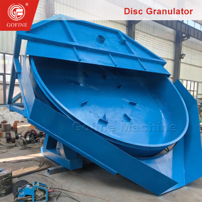 Controle PLC 5.5kw Disco Granulador de fertilizante orgânico personalizado