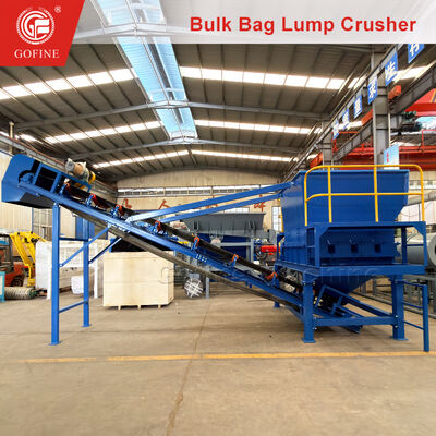 Dual Shaft Ton Bag Cake Breaker Equipment for Urea Lines