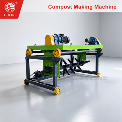 Chain Plate Trough Type Organic Compost Processing Machine