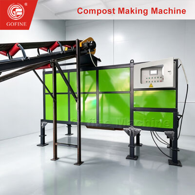 75°C High Temp Heat Insulation Composting Equipment for Cow Dung