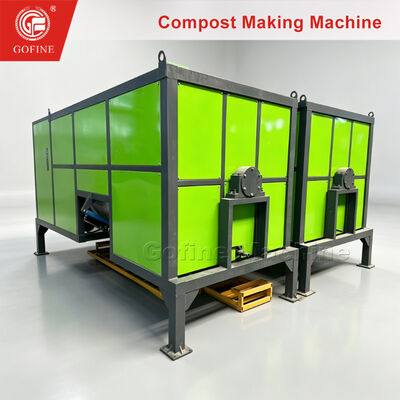 Enclosed Fermentation Tank Chicken Manure Harmless Composting Fermentation Equipment  