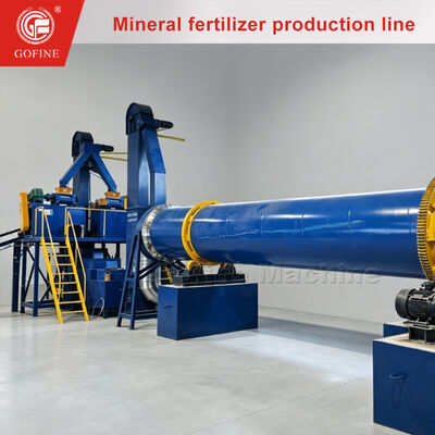 10-20 T/H  Double Roller Dry Extrusion Fertilizer Granulation Plant for Phosphates Mineral Fertilizer Line