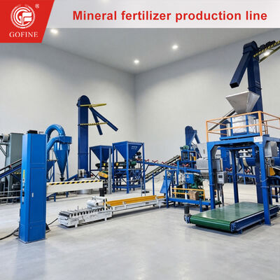 Roller Press Mineral Fertilizer Pelletizing Line with 1-5 T/H
