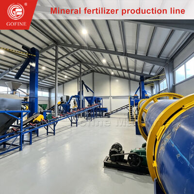 10 T/H Dry Extrusion Fertilizer Granulation Plant for Potash