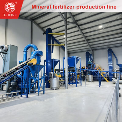 5 T/H Double Roller Extrusion Granulator Line for Minerals