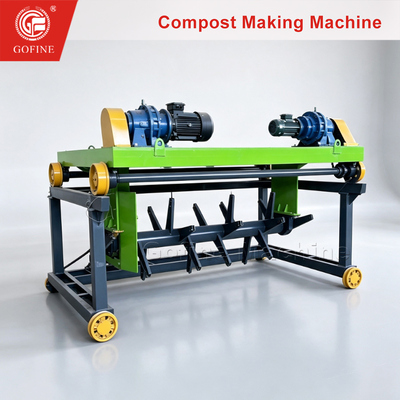 Groove Type Compost Turner with Automatic Moving System for Chicken Manure