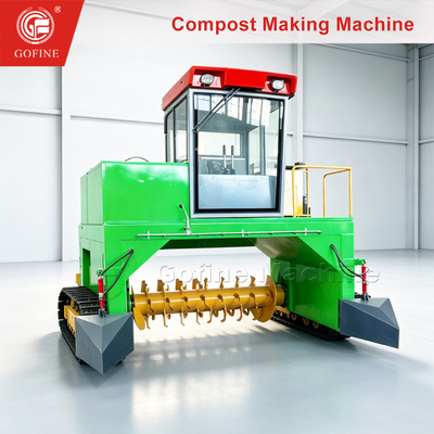 Full Hydraulic Crawler Compost Turner Machine for Organic Waste Fermentation