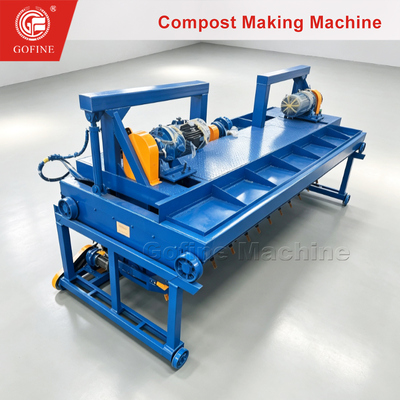 Self-Propelled Compost Turner for Large Scale Organic Fertilizer Plant