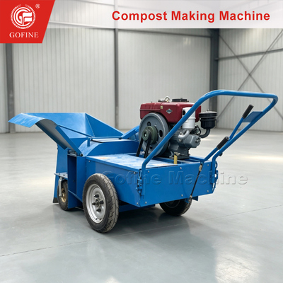 Walk‑Behind Self‑Propelled Mushroom Compost Turner