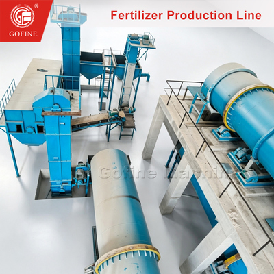Dryer Cooler NPK Rotary Drum Fertilizer Granulating System