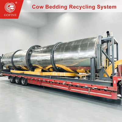 Zero-Waste Cow Dung Bedding Processing Unit and Fertilizer Pre-Treatment Machine