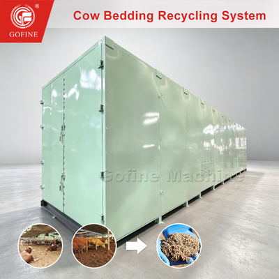 Customized Cow Dung Bedding Recycling Solution for Livestock Waste Treatment