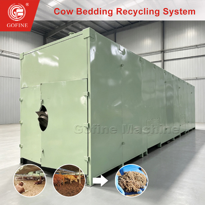 Commercial Cow Manure Bedding Recovery System & Organic Fertilizer Pre-Treatment Unit