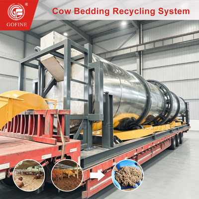 Cow Manure Bedding Recovery System for Dairy Alley Scraper Waste Management