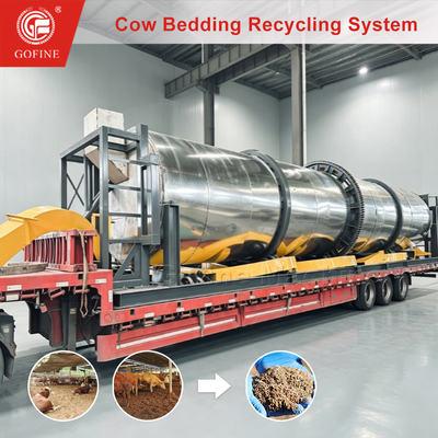 Factory Price Cow Manure Bedding Recovery System for Large Dairy Farms