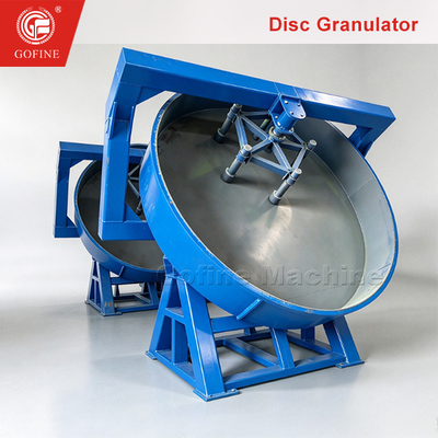 Adjustable Tilt & Speed Disc Pelletizing Machine for Dense Mineral Soil Conditioners