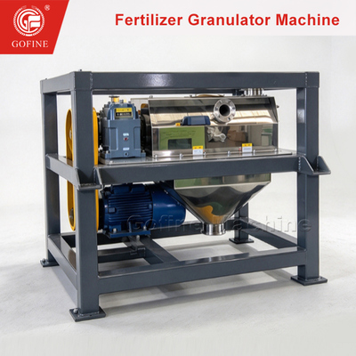 SS304 Double Roller Press Granulator Machine for Mineral Soil Conditioner Pellets