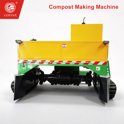 Hydraulic Remote Control Tracked Composting Organic Fertilizer Equipment 500-1000m³/h
