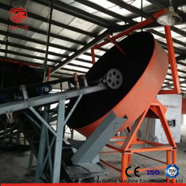 Low Labour Intensity Fertilizer Granulator Machine , Disc Granulator Machine