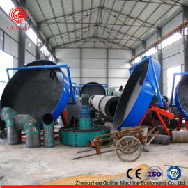 Blue Color NPK Fertilizer Production Plant , Disc Granulator Machine High Production