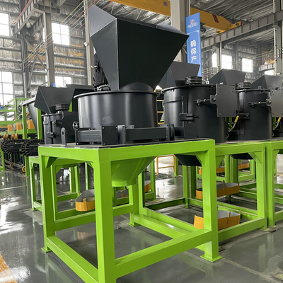 Double Rotor 15Kw Fertilizer Processing Machine Vertical Chain Crusher