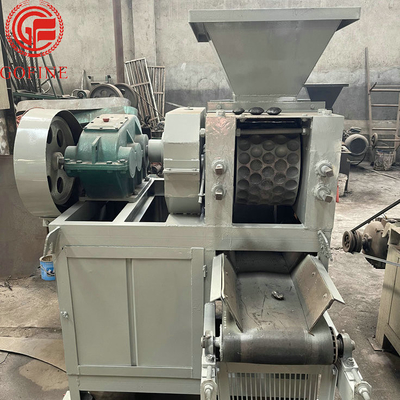 1.5t / H Spheroidicity Double Roller Fertilizer Granulator Organic Fertilizer Machine